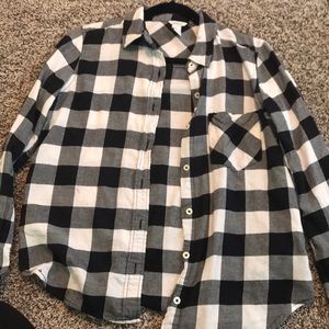 Flannel button up shirt